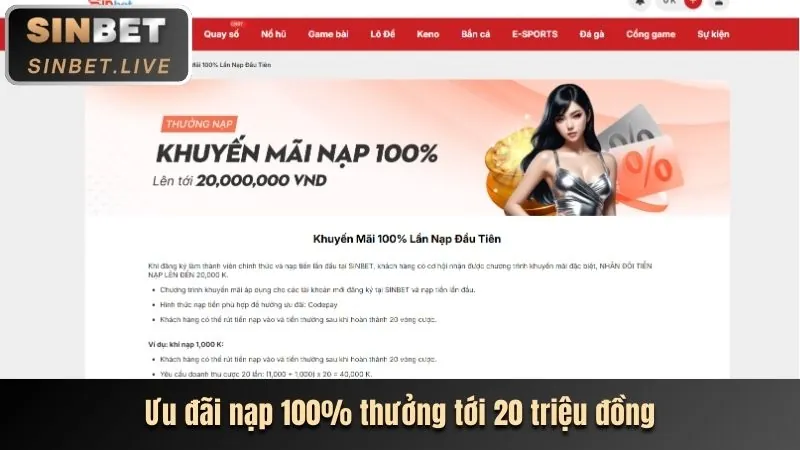 Hoàn trả hàng tuần và thưởng nạp lại SI88